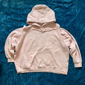 Disney Pink Hoodie with Mouse Design